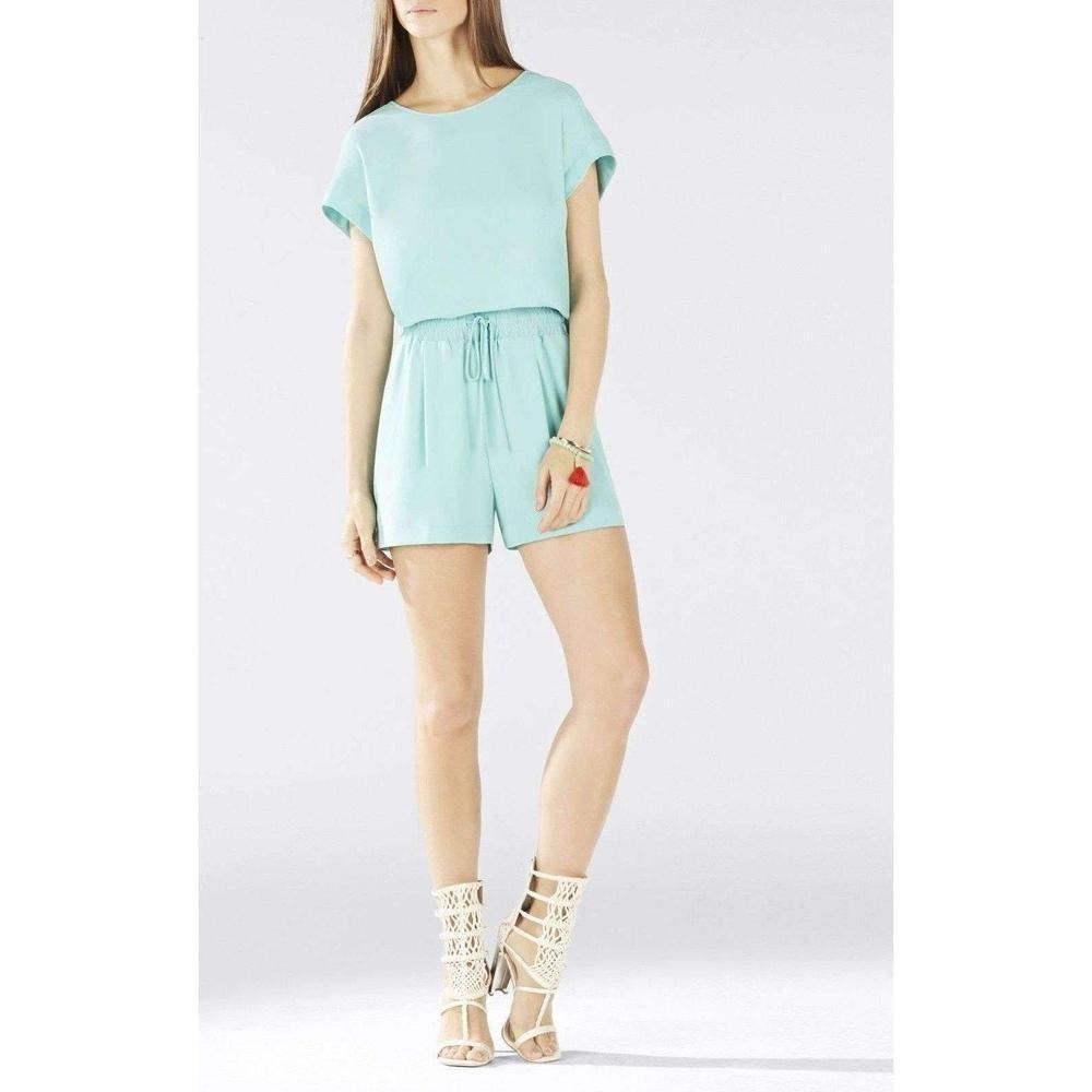 BCBG mint green romper size medium